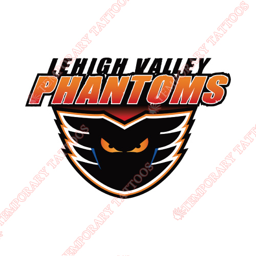 Lehigh Valley Phantoms Customize Temporary Tattoos Stickers NO.9065